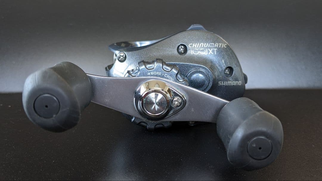 【１回使用美品】シマノ チヌマチック1001XT※左巻【替スプール付】※画像あり