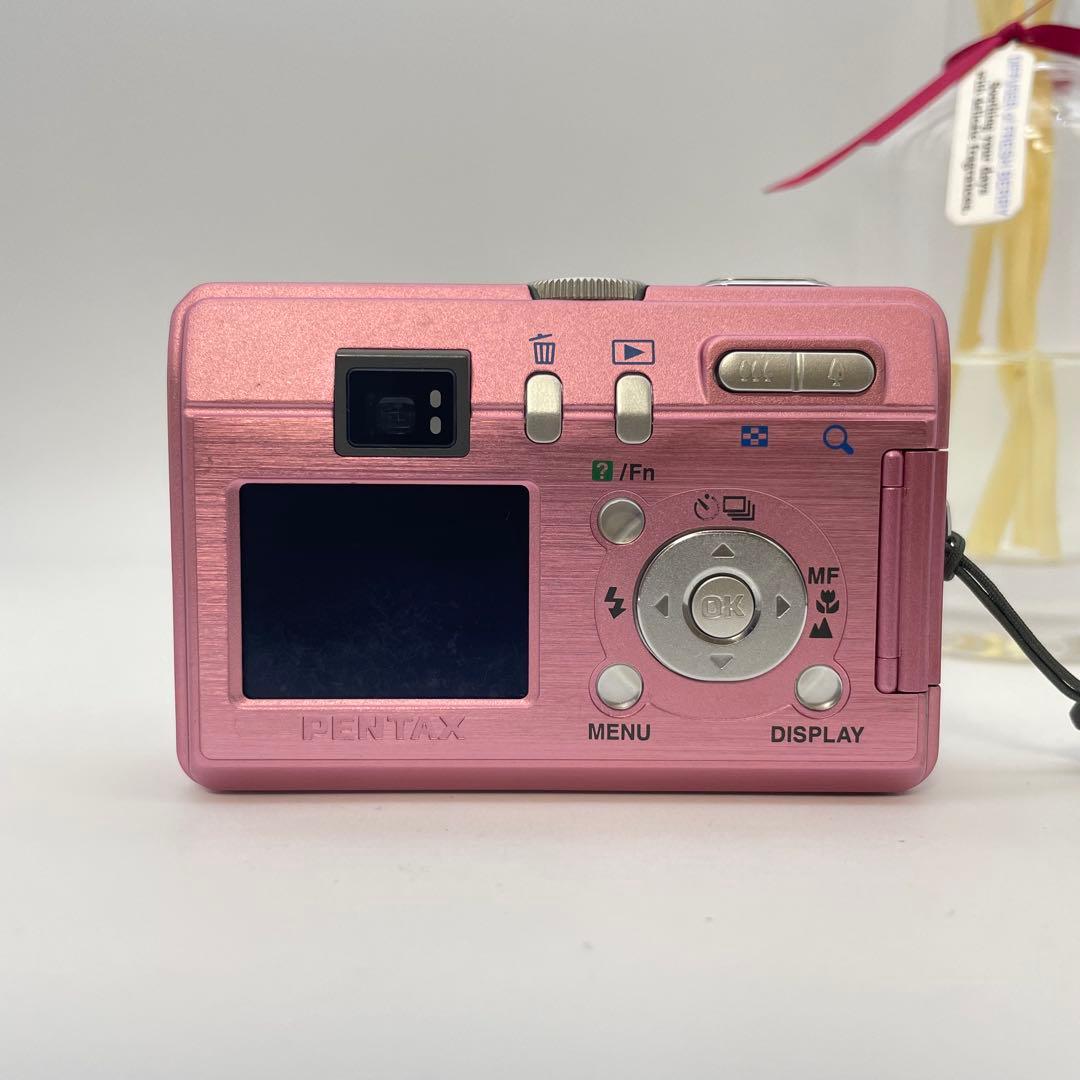 スマホ転送OK✨PENTAX Optio S40✨動作確認済 単三電池 可愛い♪