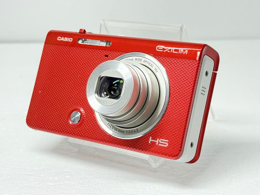 CASIO EX-ZR62 レッド 動作確認済 コンデジ 自撮り　wifi転送可