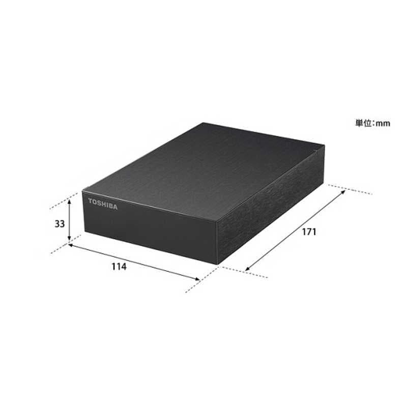 東芝 Canvio 4TB 外付けHDD USB3.2対応HD-TDA4U3-B