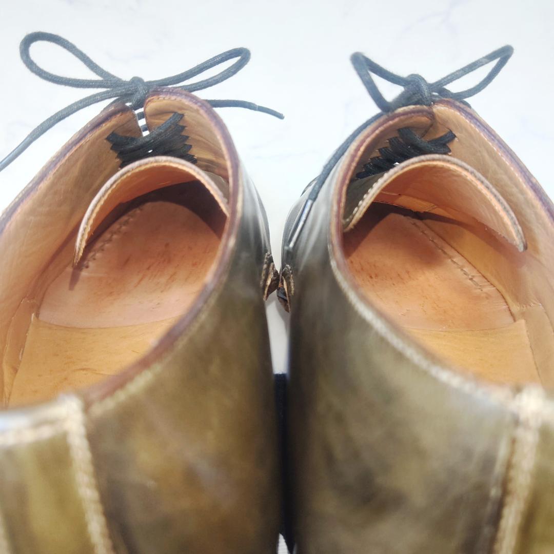 着用回数少ない　ZENOBI　パティーヌ　ダークグリーン　オリーブカーキ色