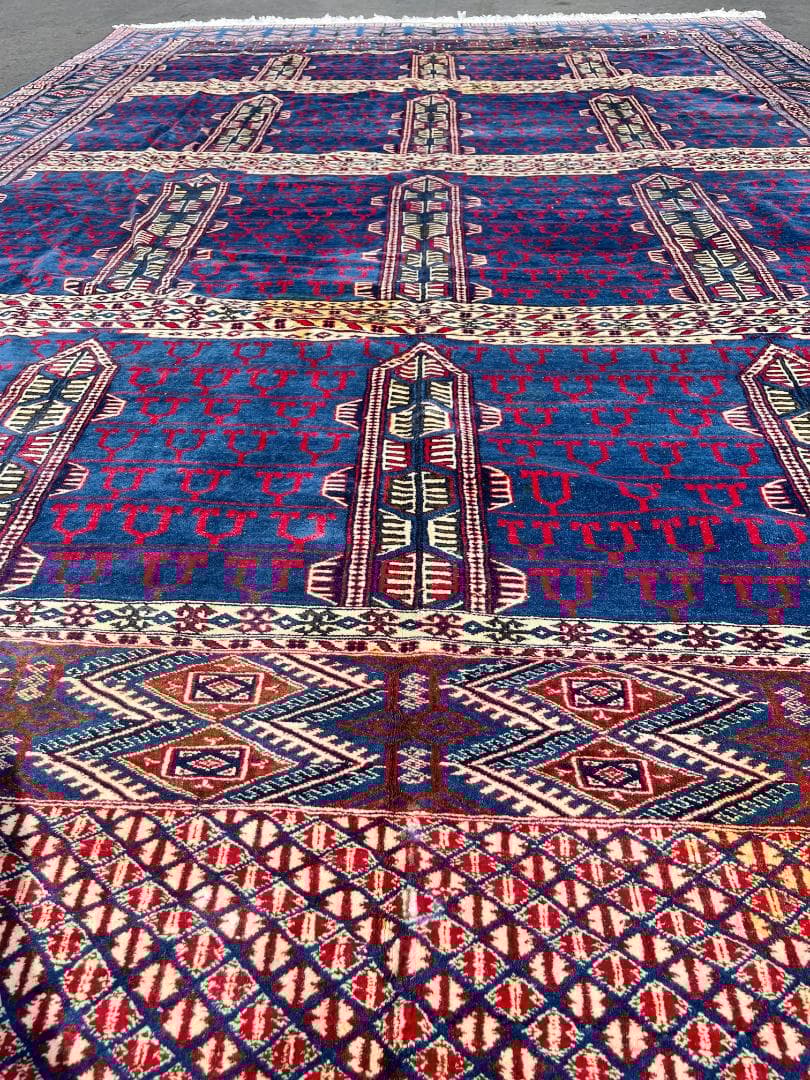 トルクメン カーペット ヴィンテージ 高品質 のハシュロ パルダ