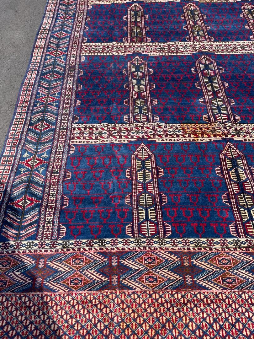 トルクメン カーペット ヴィンテージ 高品質 のハシュロ パルダ