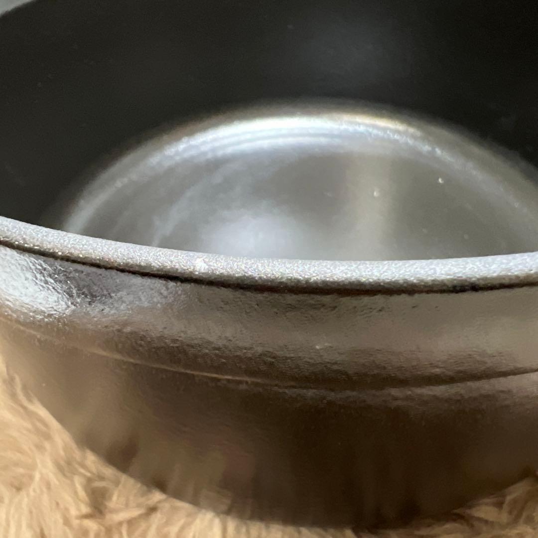 【新品】staub ストウブ 「ピコ ココット ラウンド ブラック 22cm」