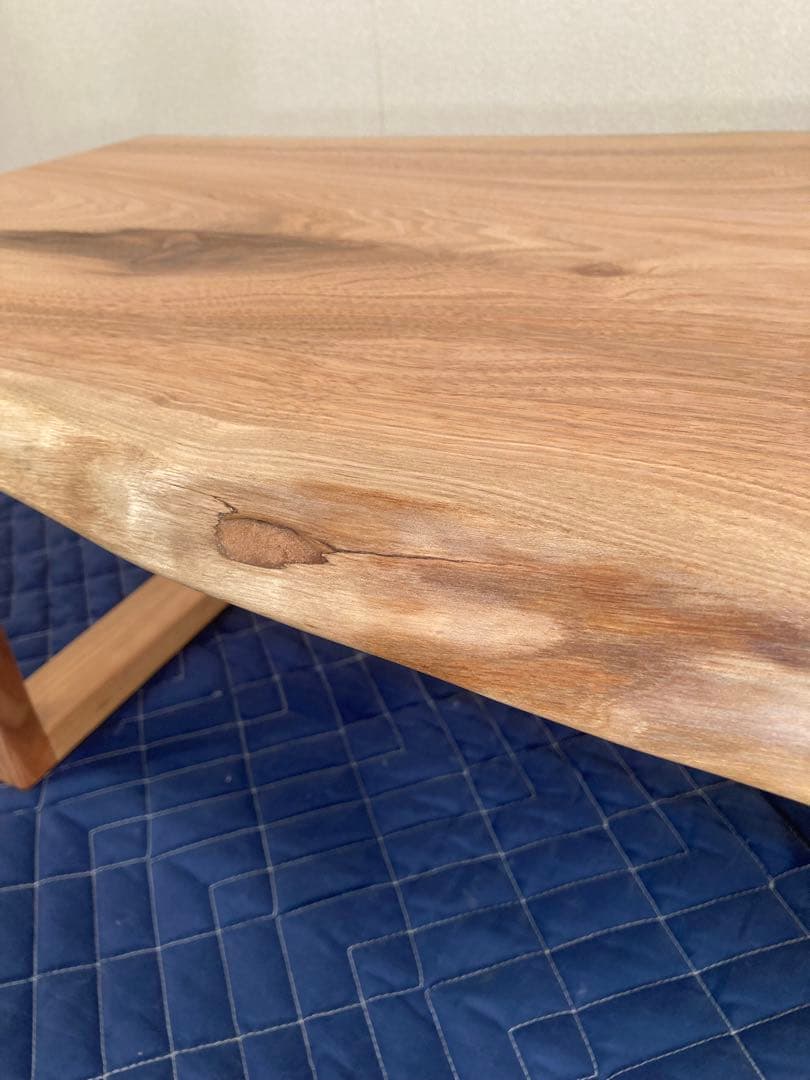 胡桃 クルミ 一枚板 ローテーブル