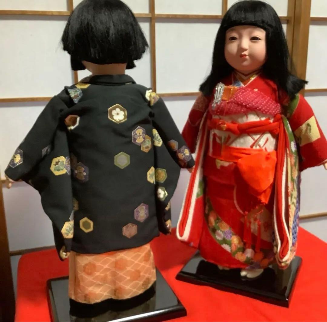 豪華‼️美品‼️#市松人形　【花雲斉】玉秀作 # 殿　#姫　２点お届けします‼️