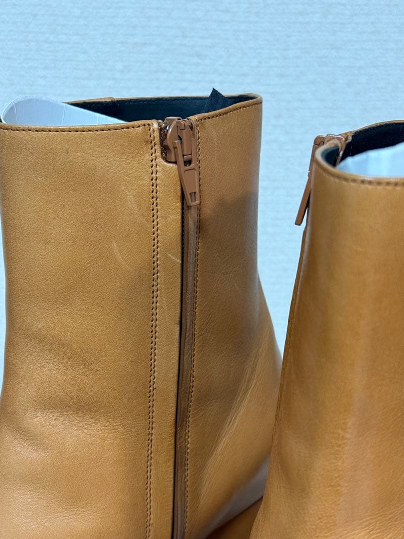 CELINE レザー ウェッジブーツ 38