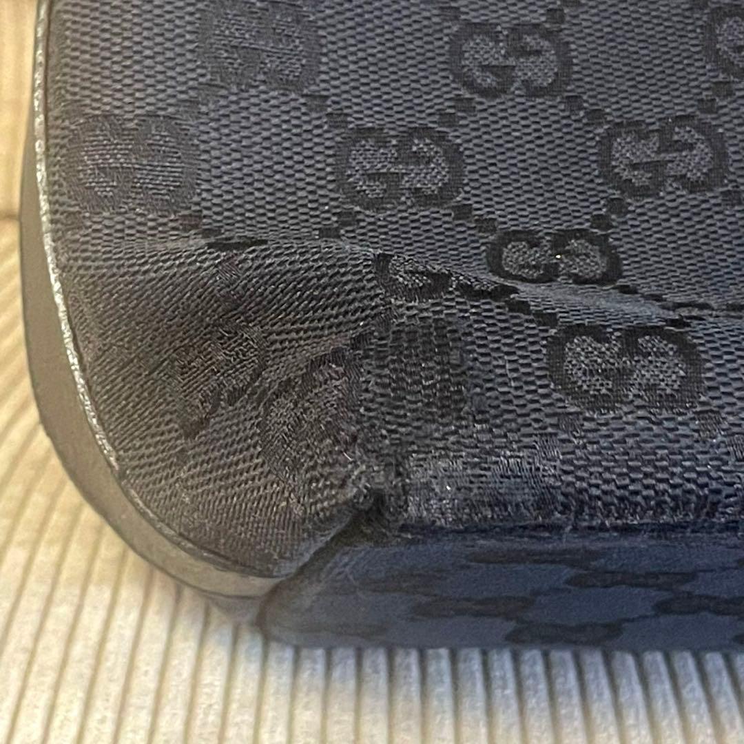 グッチ　Gucci ハンドバッグ GGキャンバス ブラック レディース