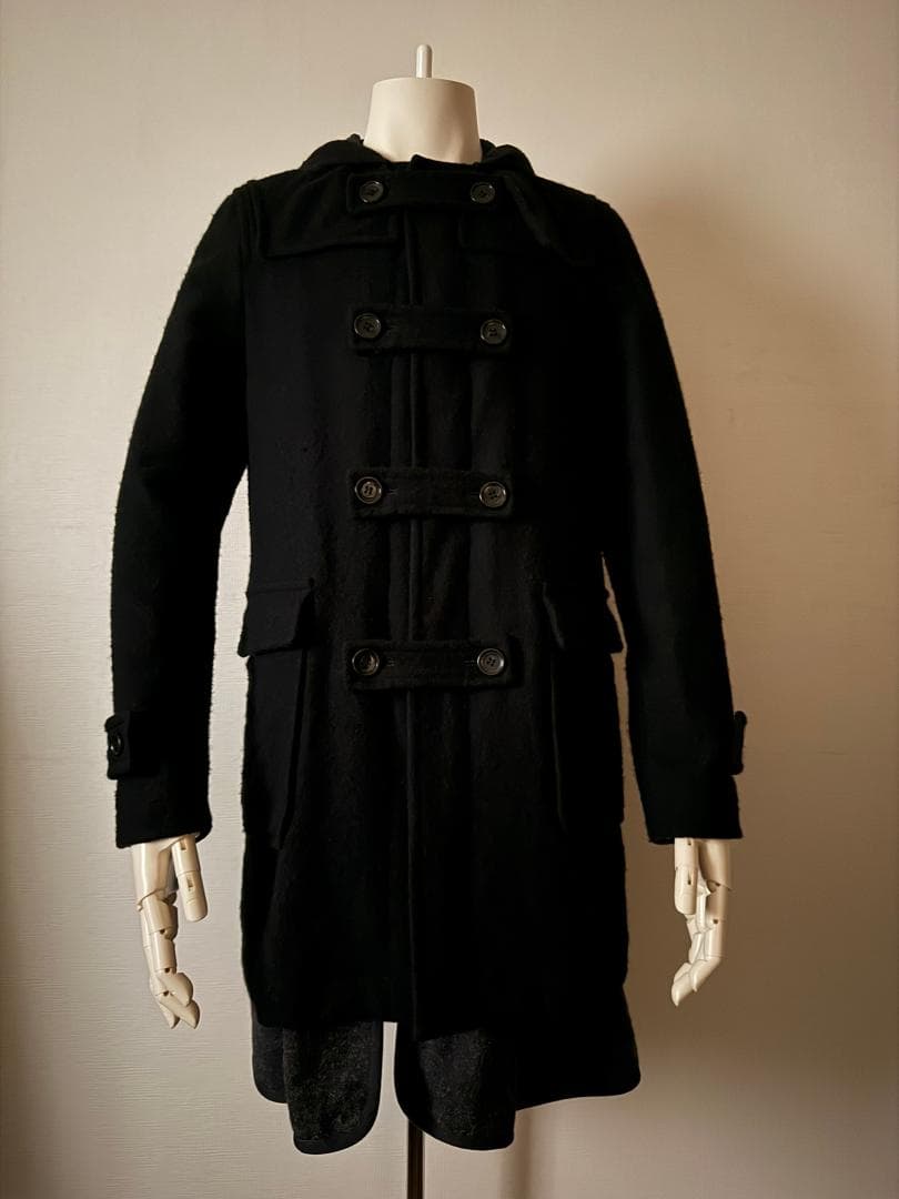 BLACK COMME des GARCONS　縮絨ダッフルコート