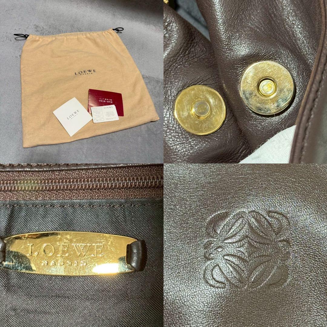 バッグ LOEWE Flamenco Anagram Drawstring Bag