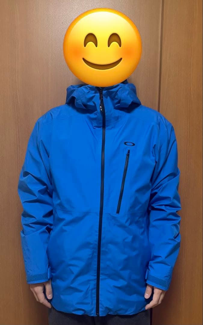 オークリー　スノーボードボードウェアGORE-TEX 青　サイズL