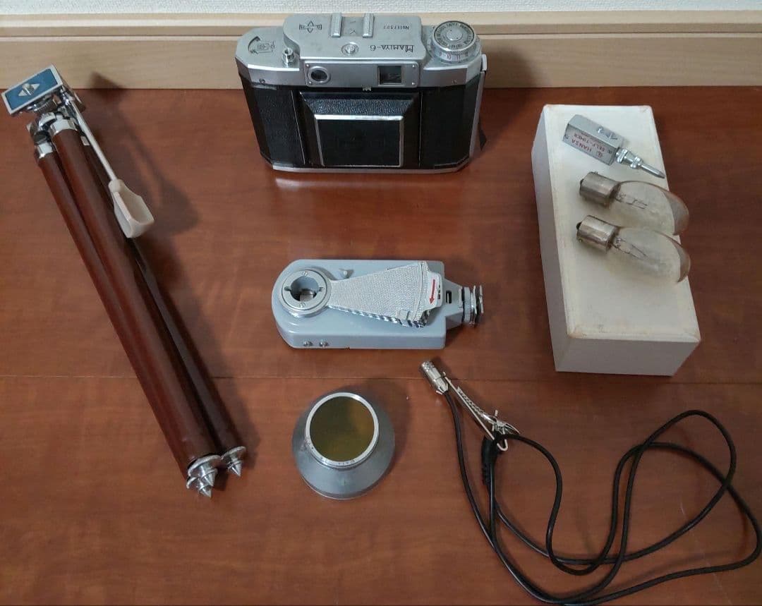 MAMIYA6 マミヤ6 蛇腹フィルムカメラ 三脚 フラッシュ セット売