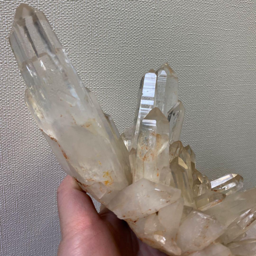 絶品❗️高透明度☆超強いパワー☆マニカラン産ヒマラヤ水晶クラスター☆原石A417