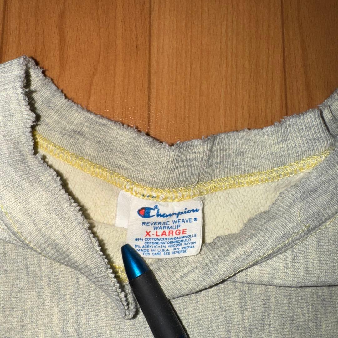 最終値下80'sトリコChampionリバースウィーブ スウェットシャツXL