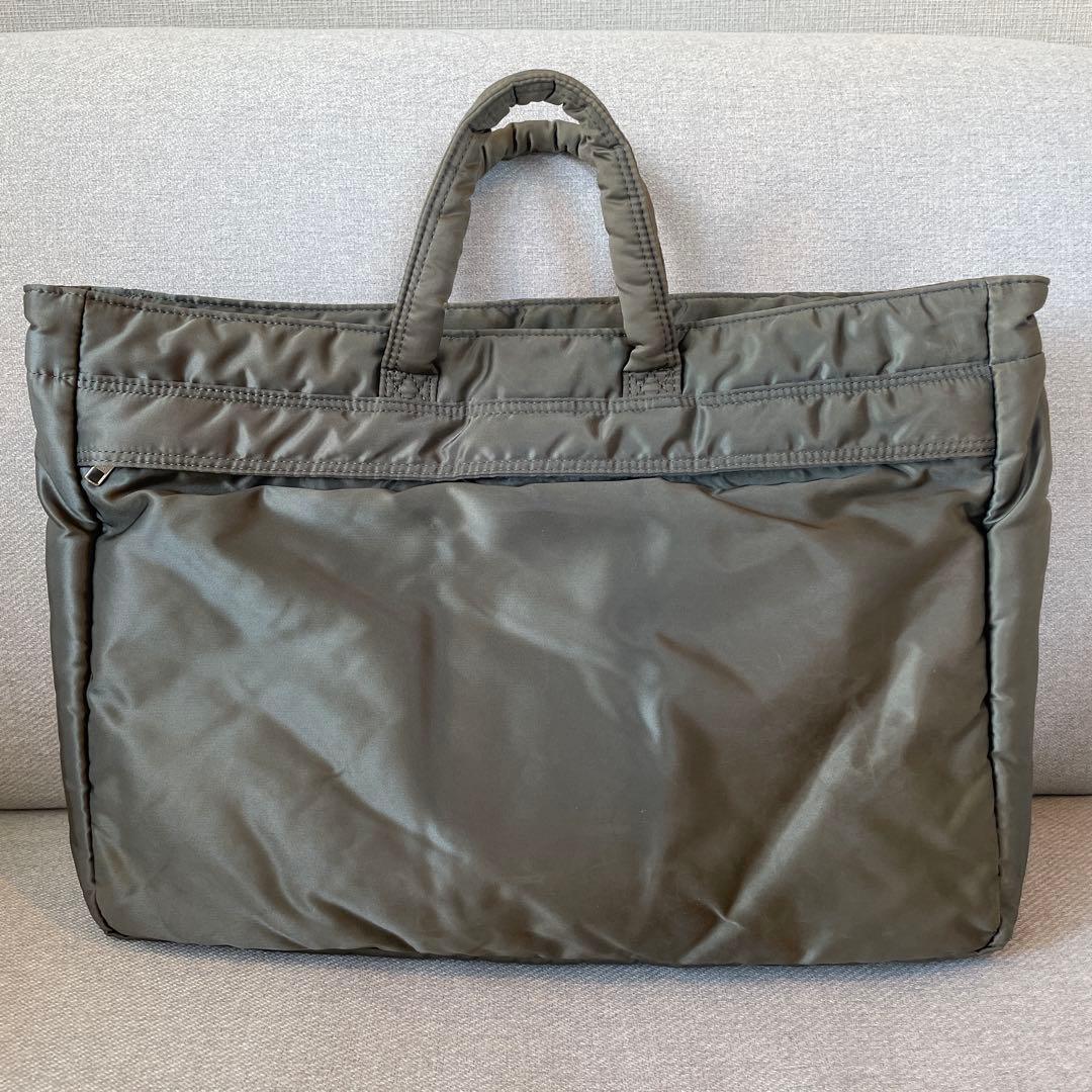 廃盤品 ポーター タンカー 2WAYブリーフトートバック シルバーグレー
