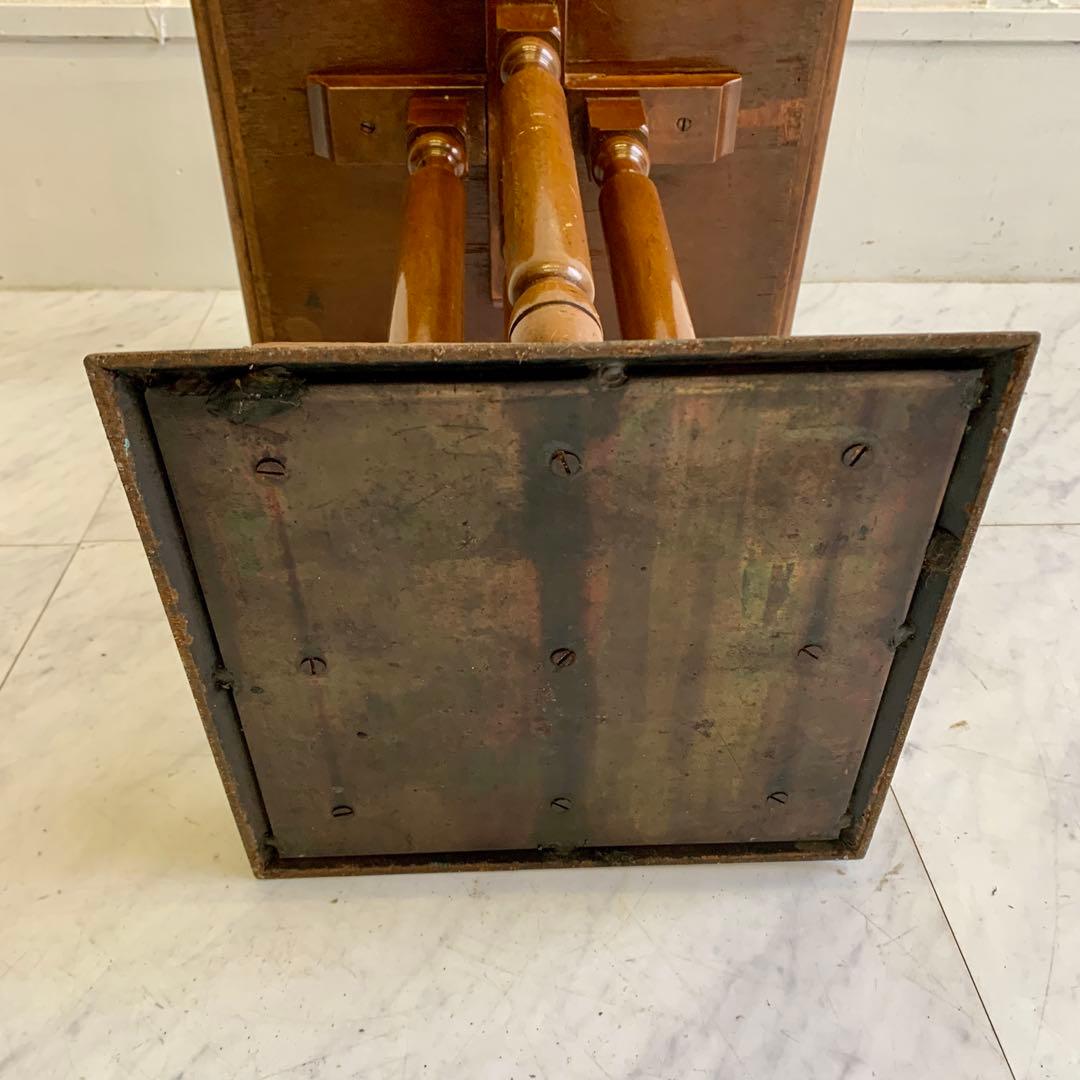 ヴィンテージ 木製 サイドテーブル レトロ 喫茶店 カフェテーブル ②