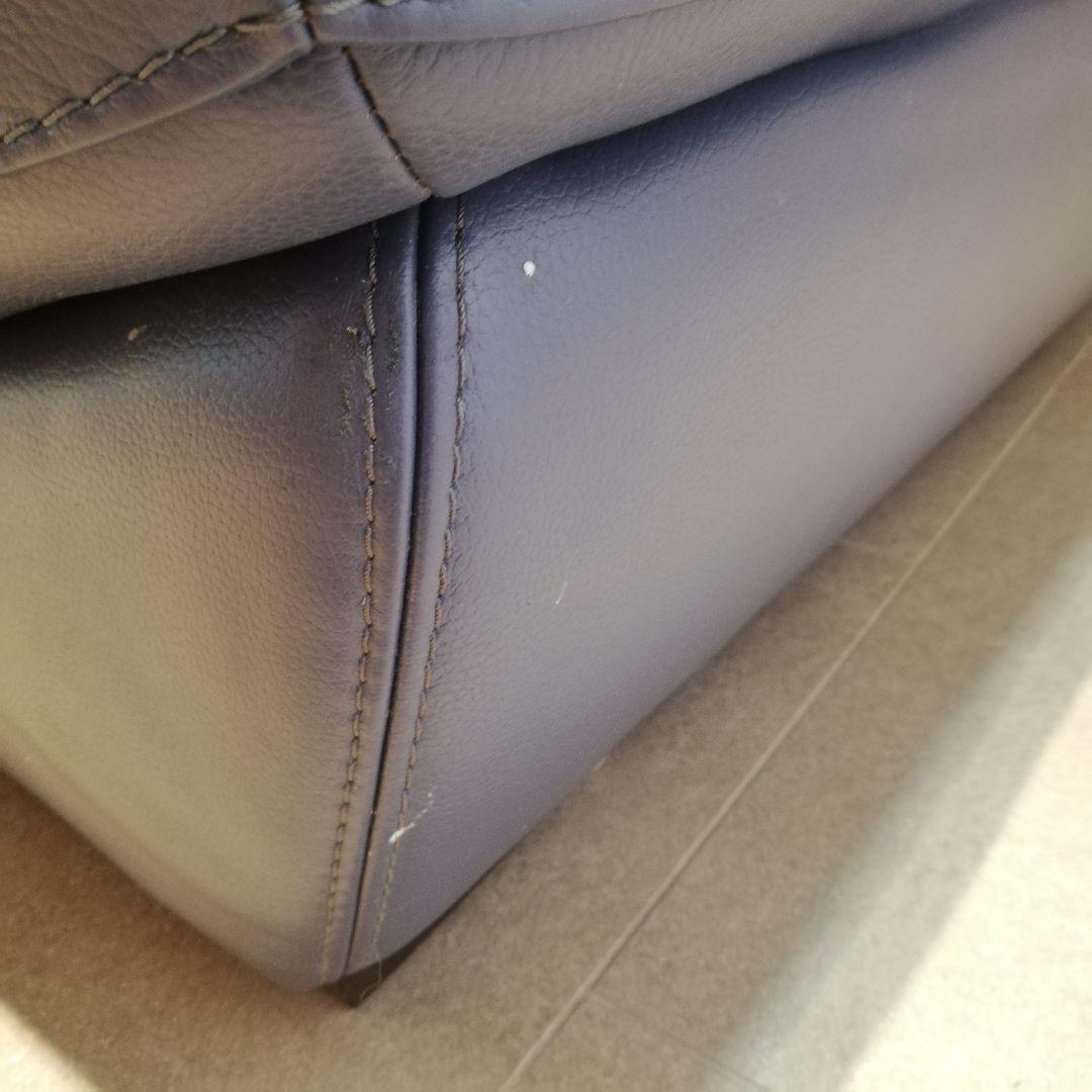 ◇NITORI ニトリ　レザー　カウチソファ　｜　3人掛け　本革