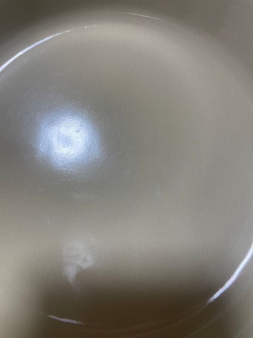 美品 ルクルーゼ 鋳鉄 プレートロンド シャローディッシュ