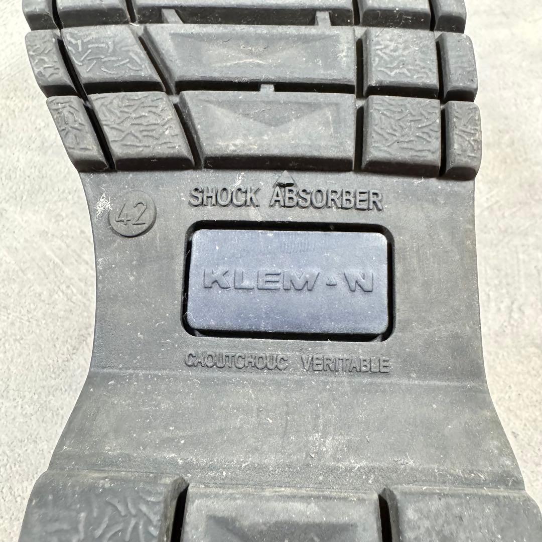 クレマン チロリアンシューズ パドロール 42 ブラック 27cm