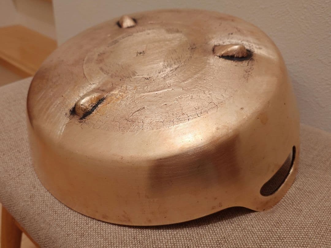 希少 有次 平井鋳造所 30cm 3mm厚 砲金 天ぷら鍋 送料込み