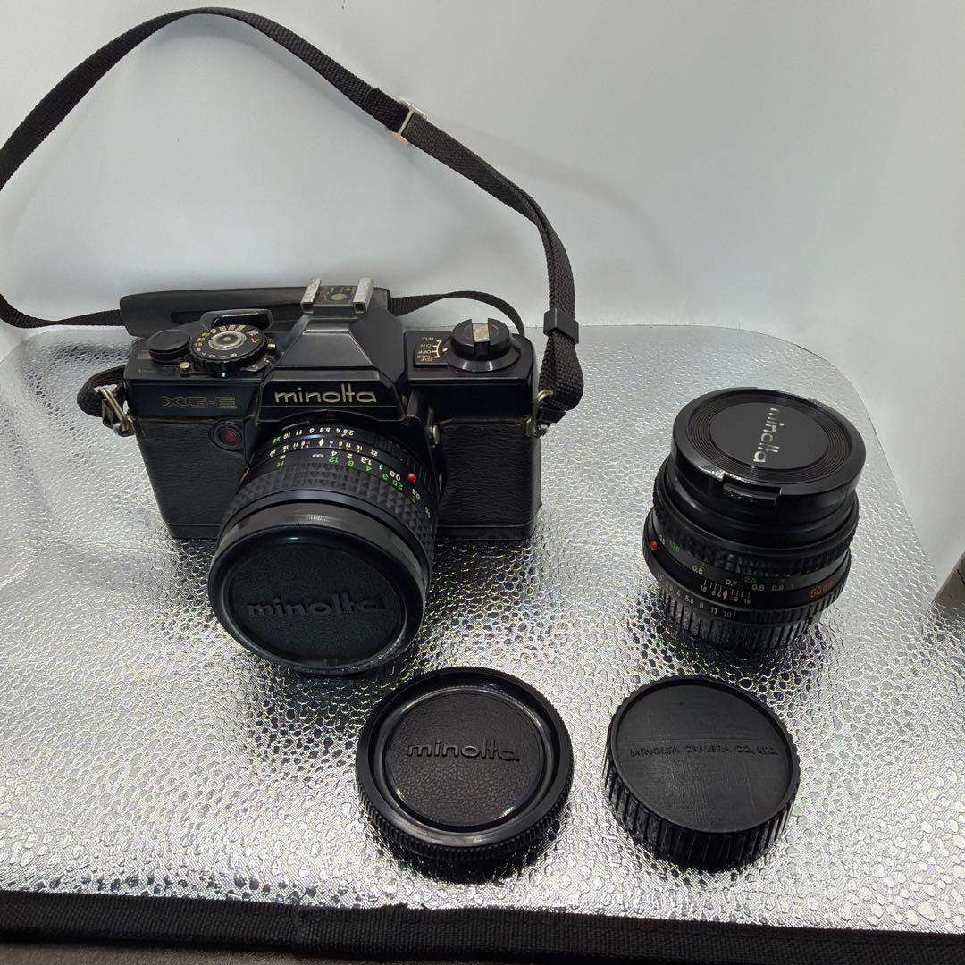 Minolta XG-E 一眼レフカメラ レンズ2本セット