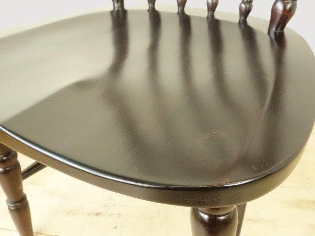 北海道民芸家具　HM６２６　椅子　再塗装済　ＵＳＥＤ