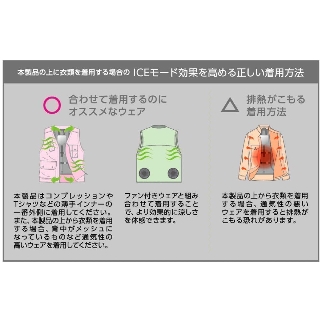 ワークマン　ウィンドコアアイス×ヒーターペルチェベストPRO2　787