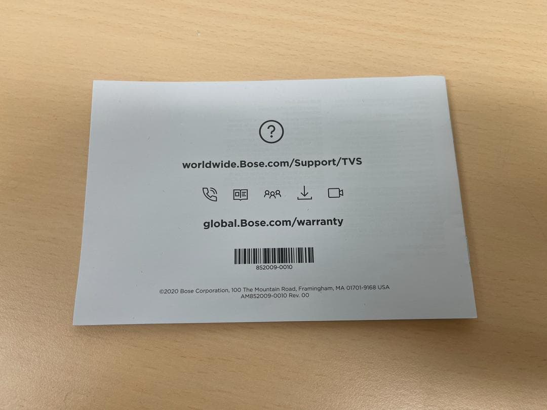 ボーズ BOSE TV Speaker