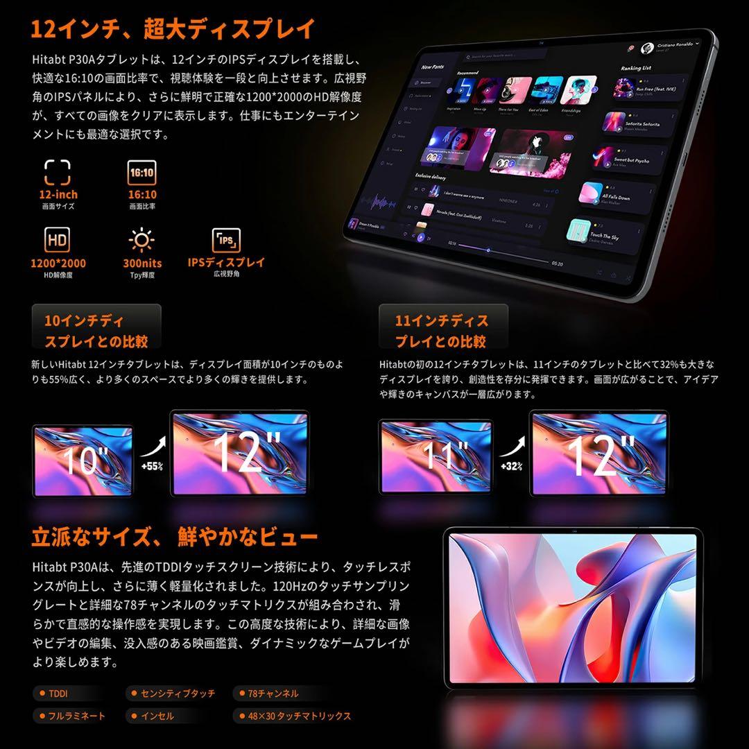 hitabit P30A Androidタブレット