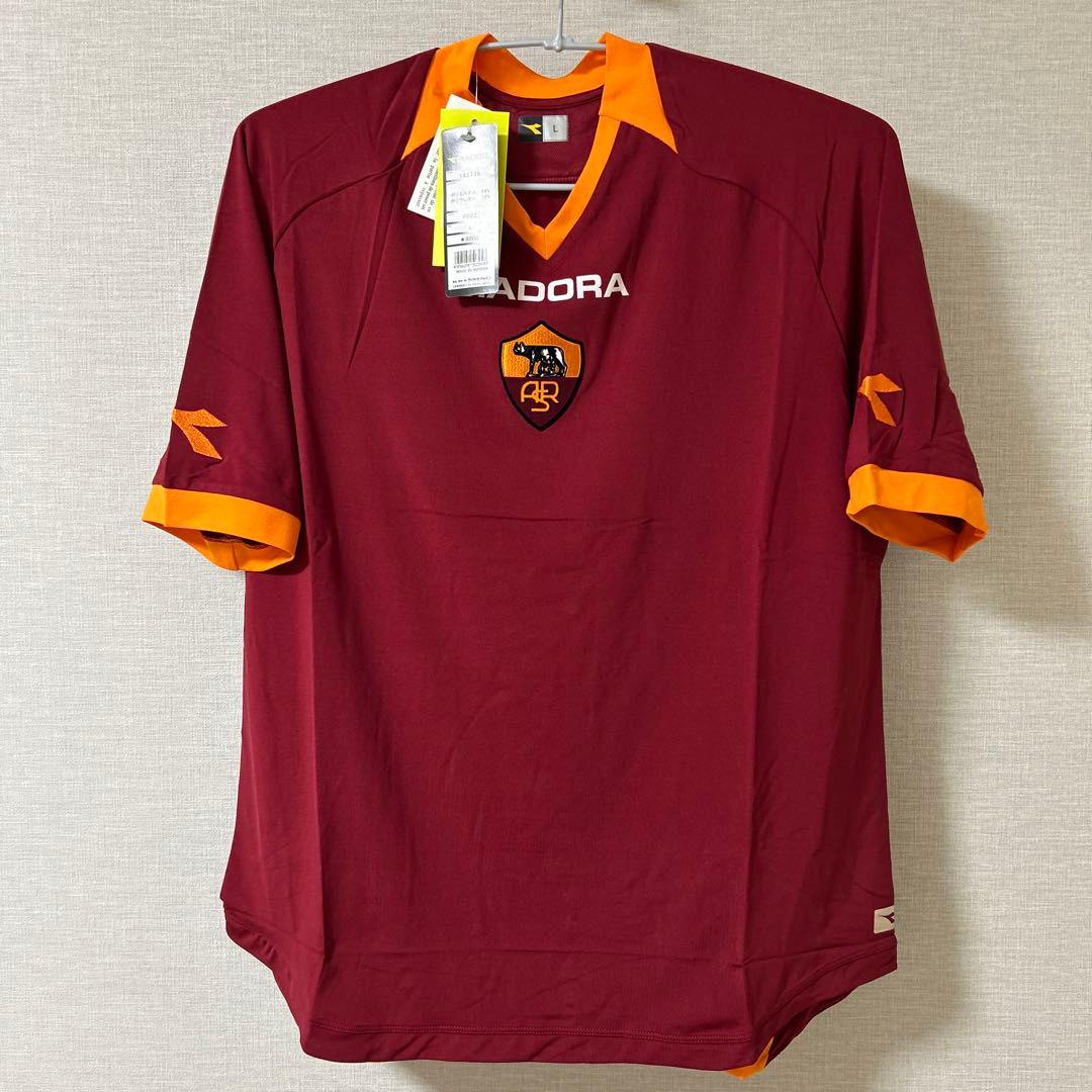 正規品新品☆ASローマ06/07ホームユニフォームLサイズ☆DIADORA