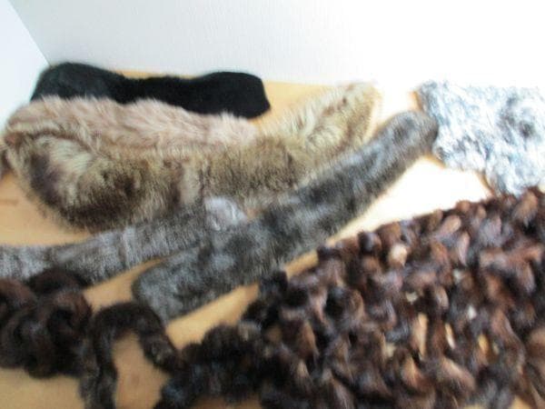 超赤字出品　サガフォックス　ファー　襟巻　大判など　1点２００円　４８点セット