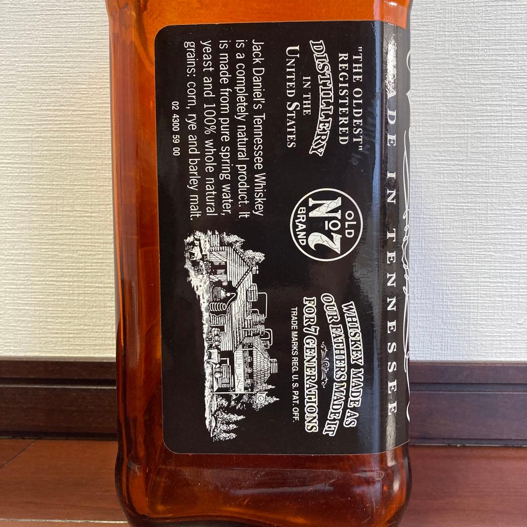 【最後の1本】ジャックダニエル　超巨大　超特大　ボトルディスプレイ　ガラス製