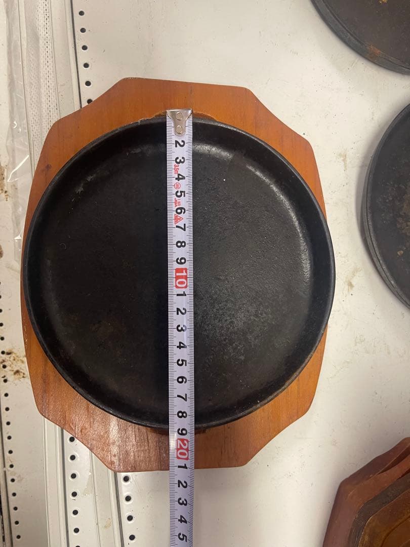 業務用鉄板皿木製トレー付