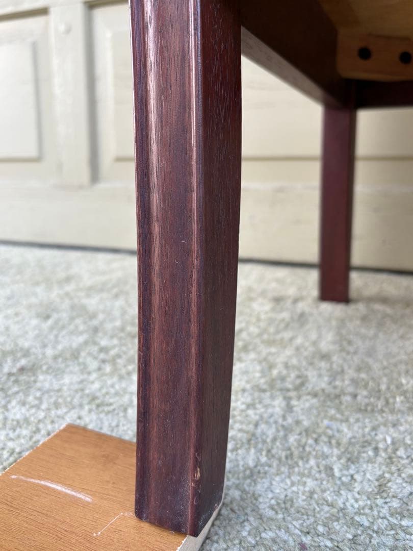 クラシック 猫脚チェスト 4段 木製 マホガニー調 引出し収納 アンティーク調