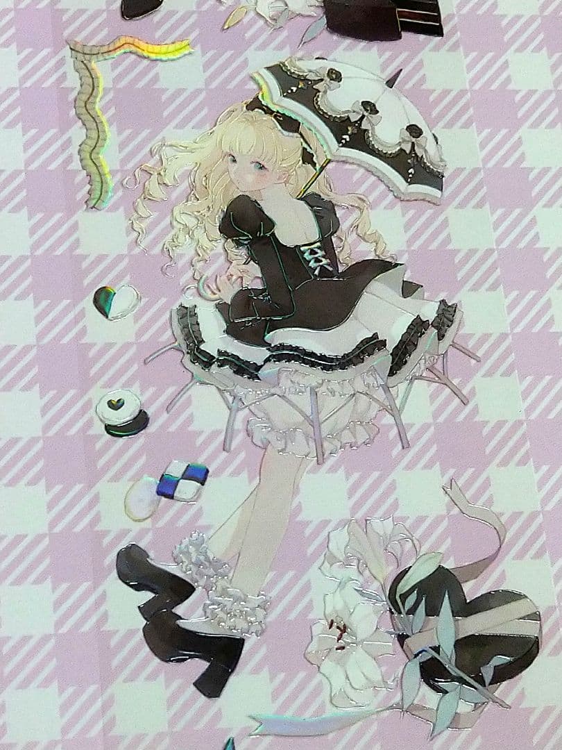 J1083＃永夜(炫彩)MERRY切り売り海外人物マステ女の子