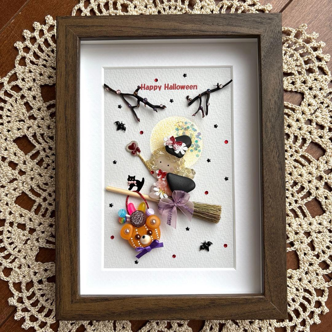 シーグラスアート❁仲良しうさちゃんひまわりケーキ❁