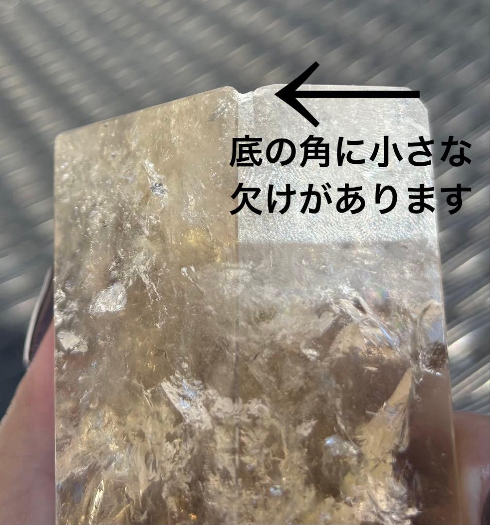 【天然石】爆虹　シトリン　タワー③