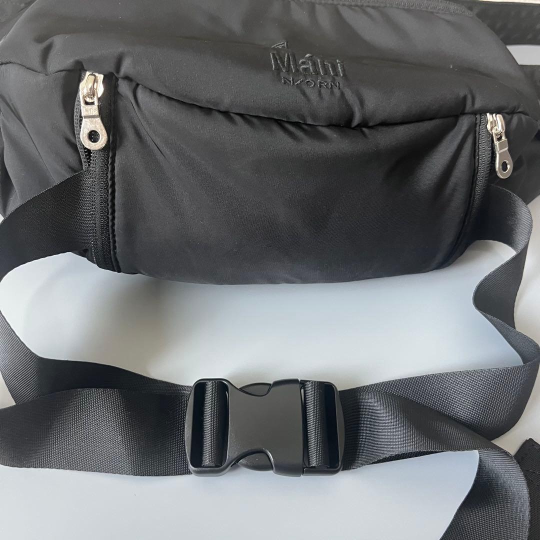 ノルンマーニ 抱っこバッグ N/ORN mani ナイトブラック ヒップシート