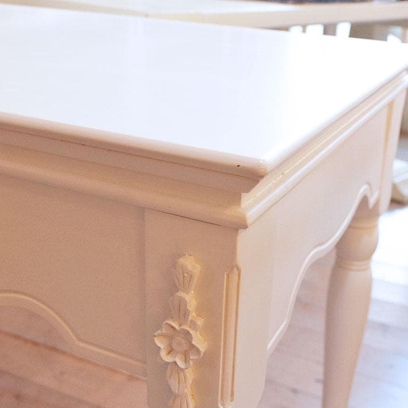 ハンプトン デスク 机 鍵付き 白家具 256-178