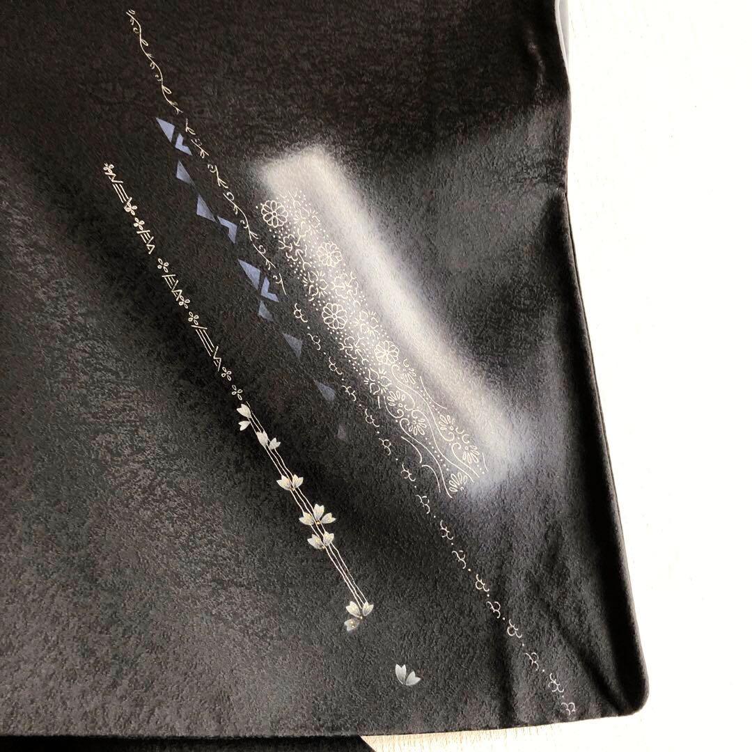 【美品‼️】大人の落ち着きさが漂う❣️シックな訪問着 黒 ★卒業式★入学式★結婚式