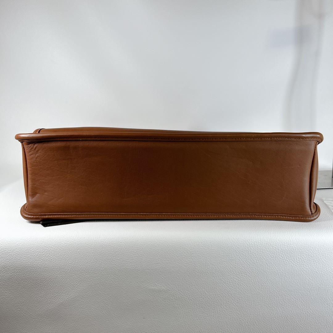 未使用 COACH オールドコーチ レザー ビジネスバッグ 2wayブラウン