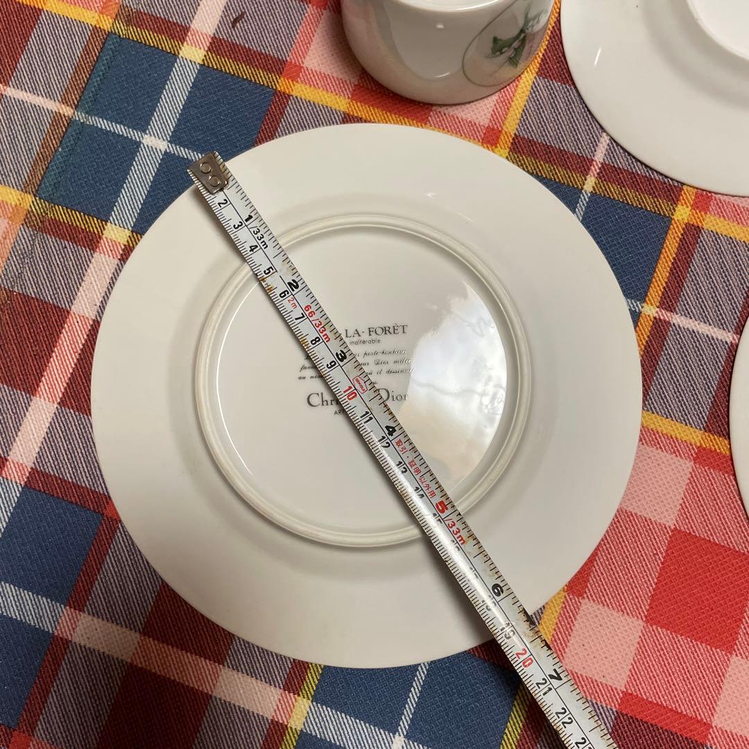 クリスチャンディオール ミリラフォーレ カップソーサーセット&大皿2枚　新品