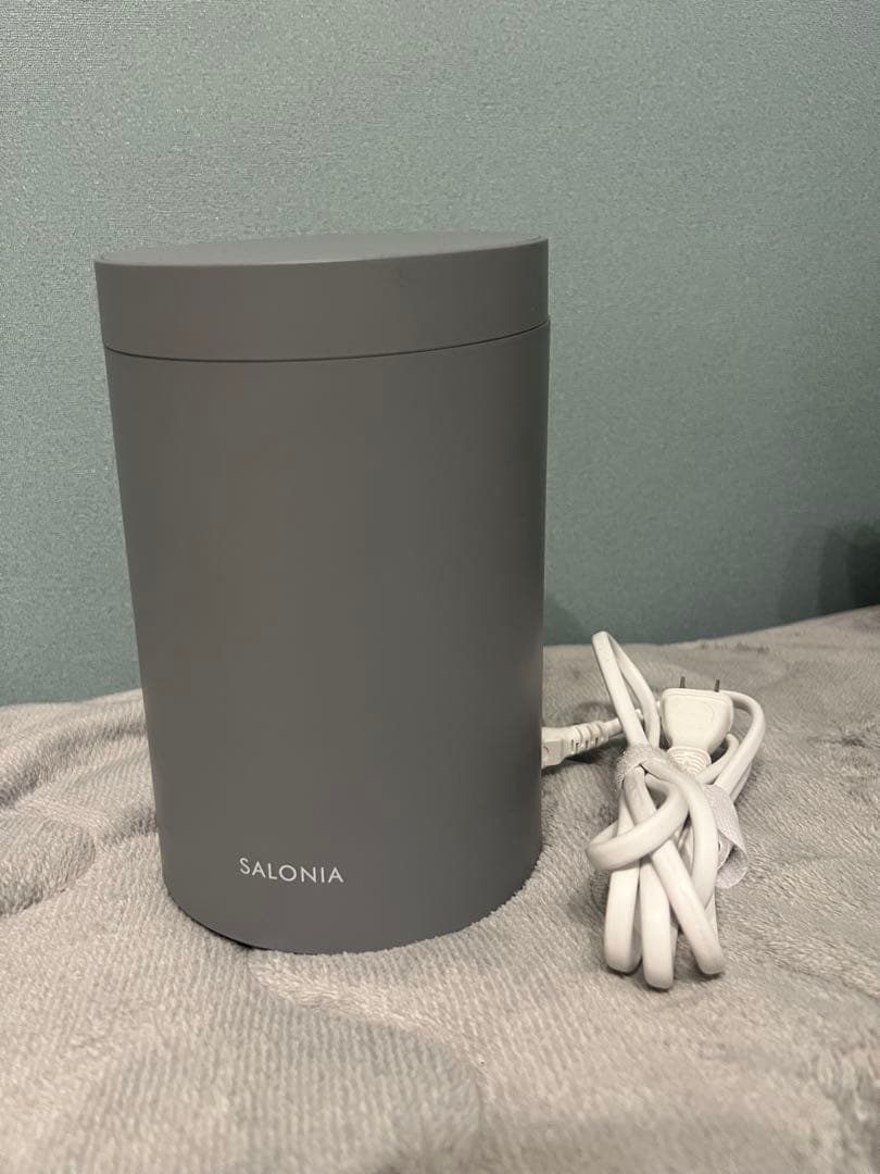 【美品】SALONIA フェイススチーマー グレー
