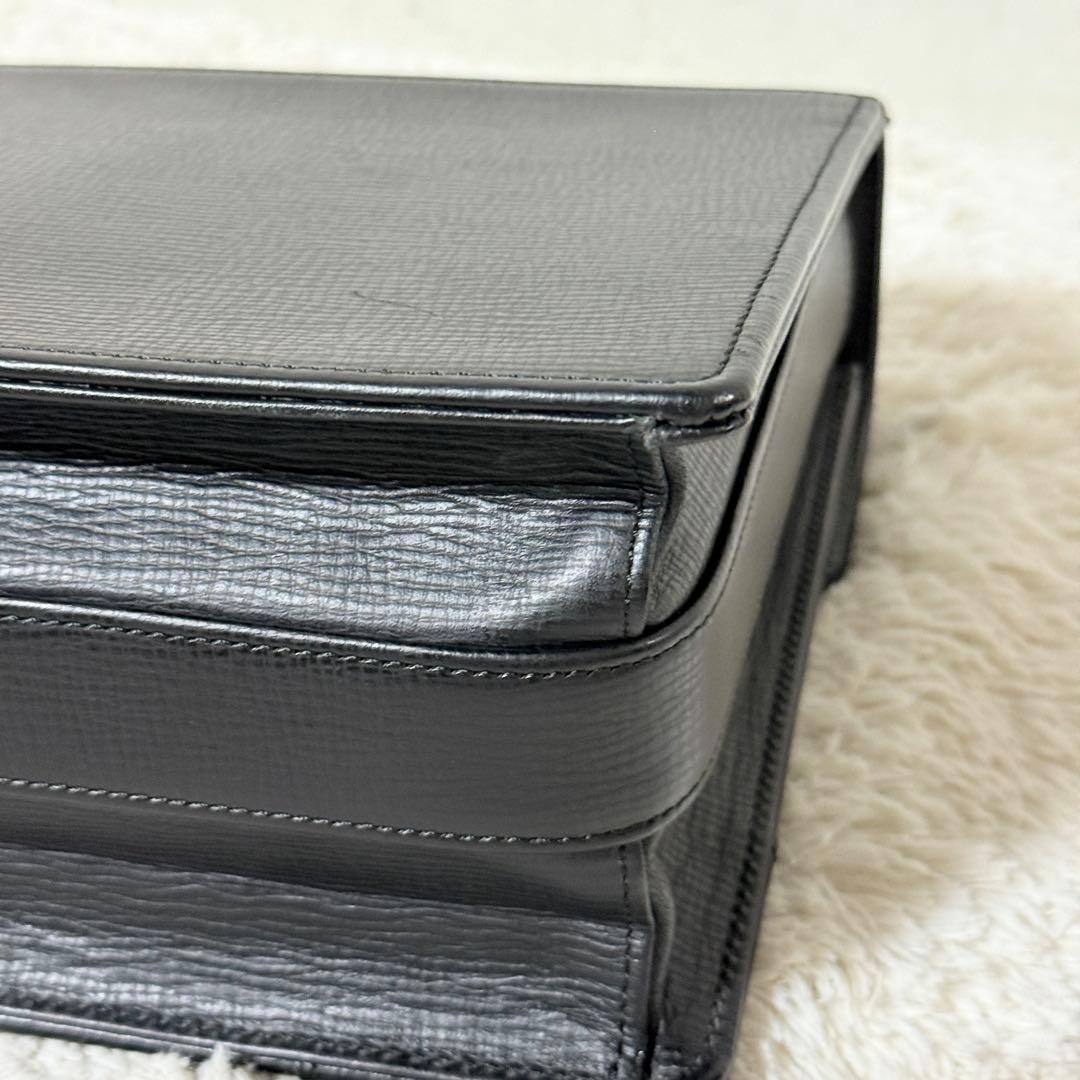 新品未使用✨銀座タニザワ　ブリーフケース　皇室御用達　ダレスバッグ　黒　超希少