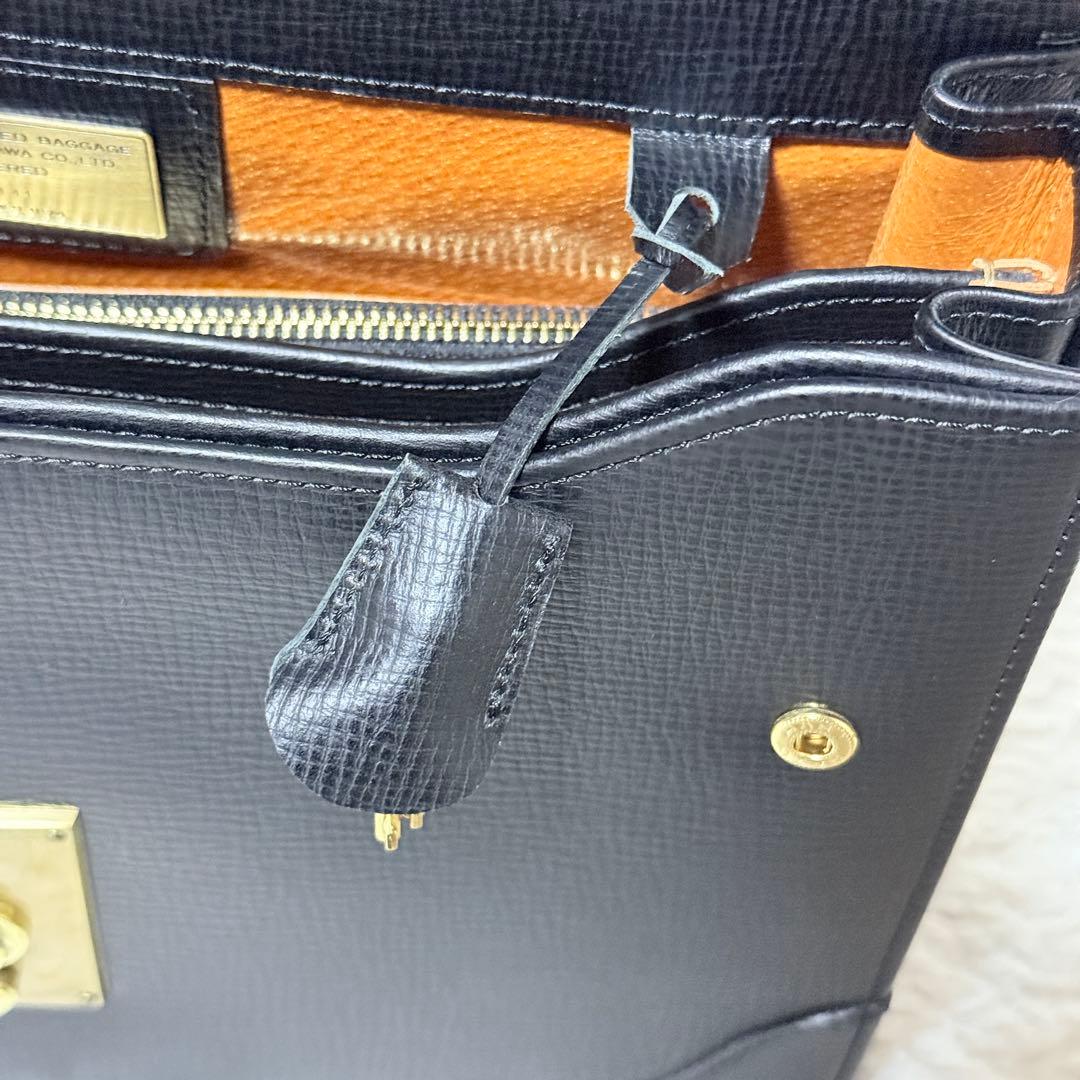 新品未使用✨銀座タニザワ　ブリーフケース　皇室御用達　ダレスバッグ　黒　超希少