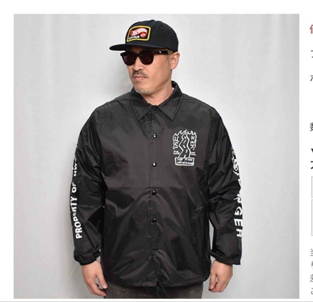 HWY×US TATTOO FLASH NYLON COACH JACKET