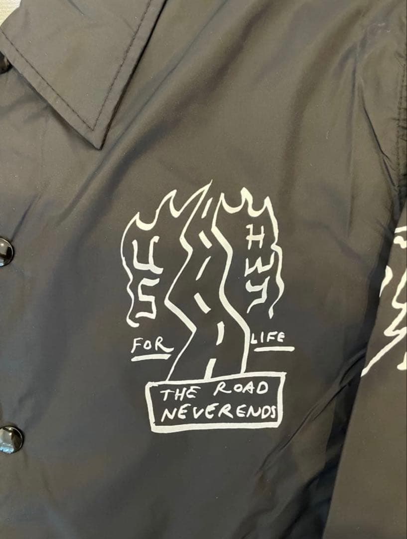 HWY×US TATTOO FLASH NYLON COACH JACKET