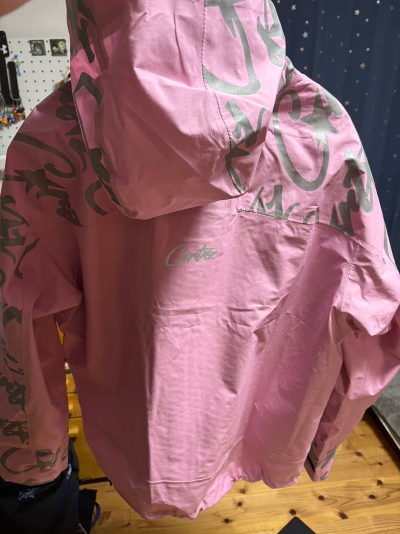 ジャケット・アウター Corteiz Elitework Shell Jacket Pink