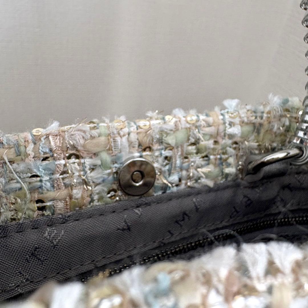 アンテプリマミスト ワイヤーツイード スモール ベージュ ハンドバッグ