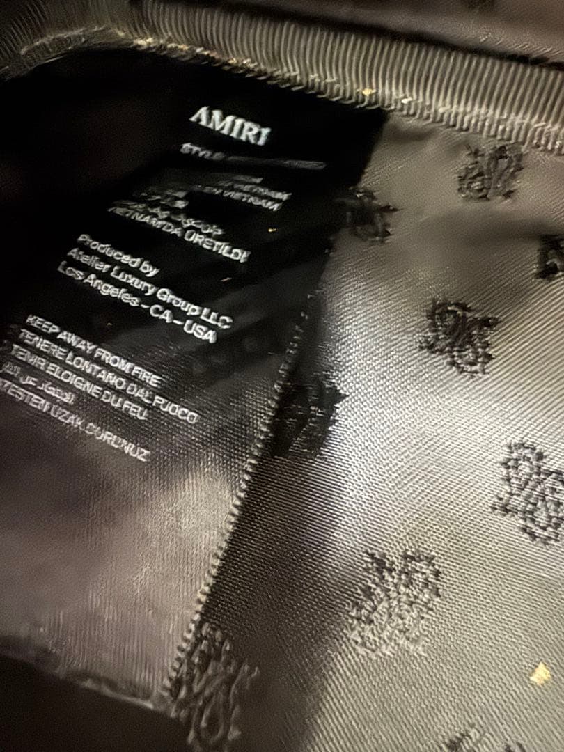 AMIRI ショルダーバッグ　ブラック